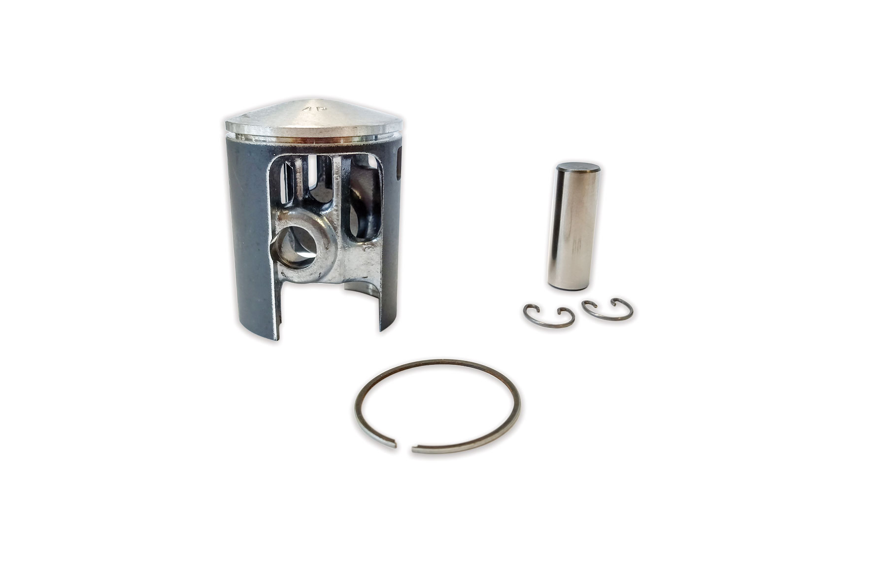 Malossi Piston 2T D.41,6 pin D.10 and 1 semi-trapezoidal ring Piaggio Boss 50 2T